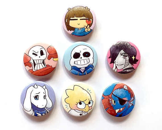 Undertale Button Set