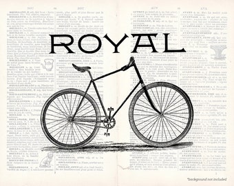 Vintage bicycle art | Etsy