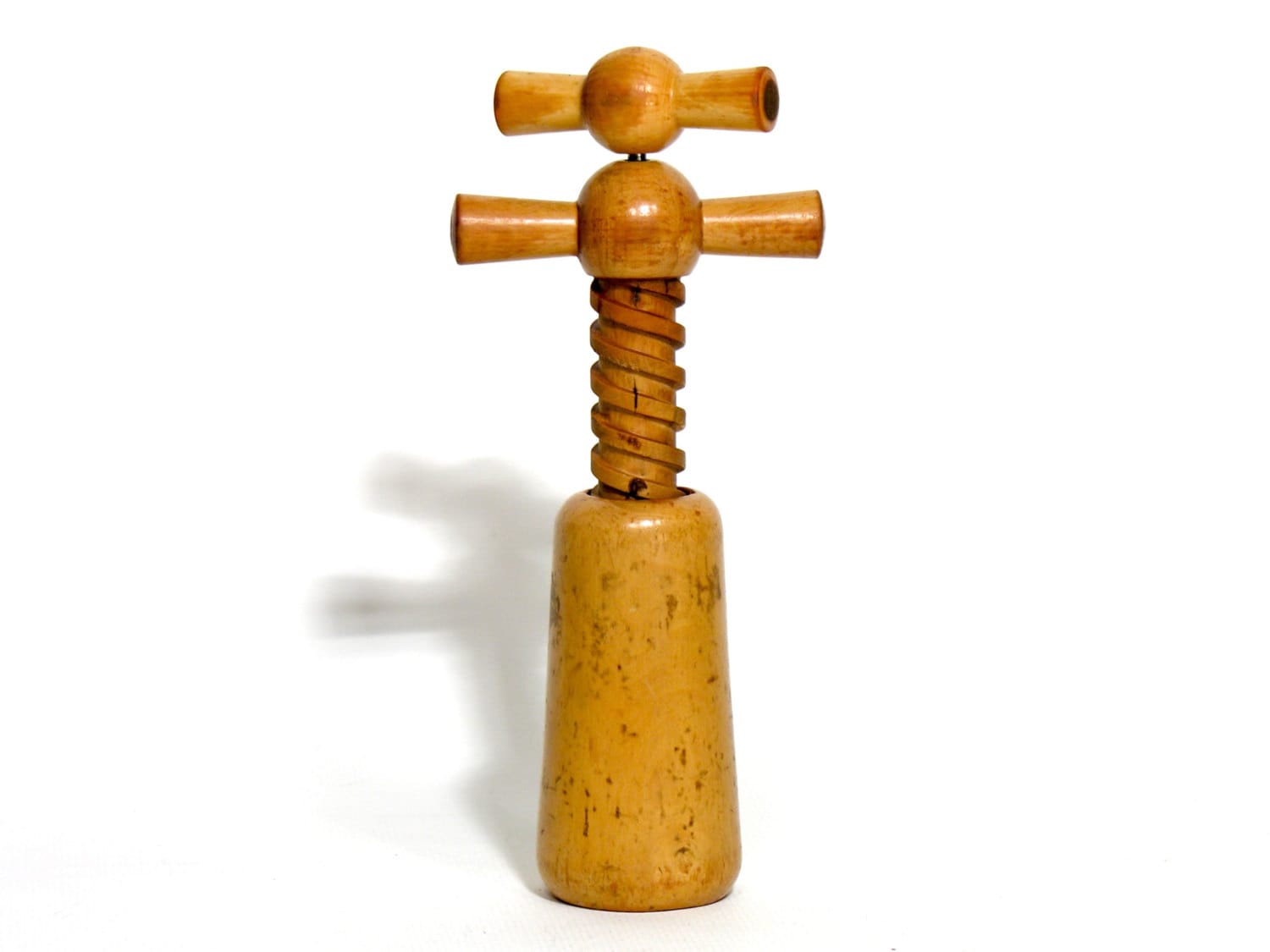 French Wood Corkscrew Wooden Wine Opener Rustic French