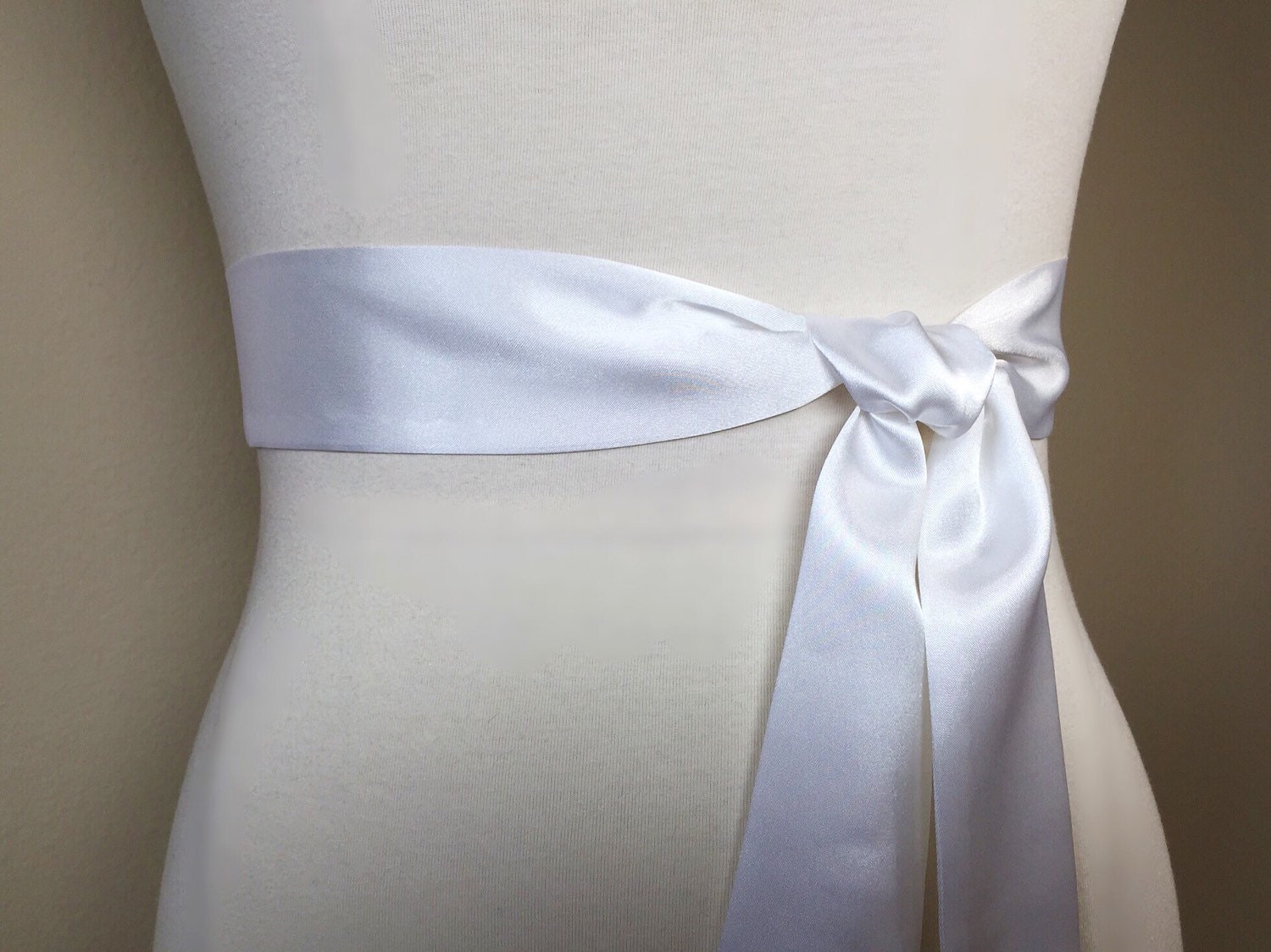 Narrow White Satin Sash White Sash Belt Bridesmaid Sash White Wedding Dress Sash Bridal Sash 7041