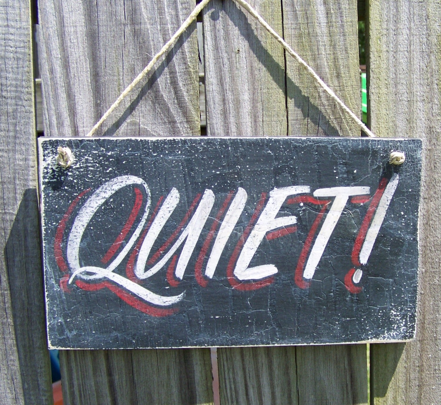 Quiet sign wooden sign with saying cute baby sleeping