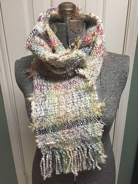 Tabby Kitty gypsy scarf hand woven original handmade