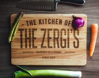 Custom Cutting Board, Personalised Chopping Board, Personalised Cutting Board, Custom Chopping Board, Housewarming Gift