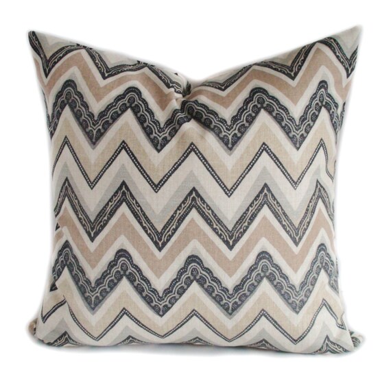 Outdoor pillow cover 20x20 Gray outdoor throw pillow