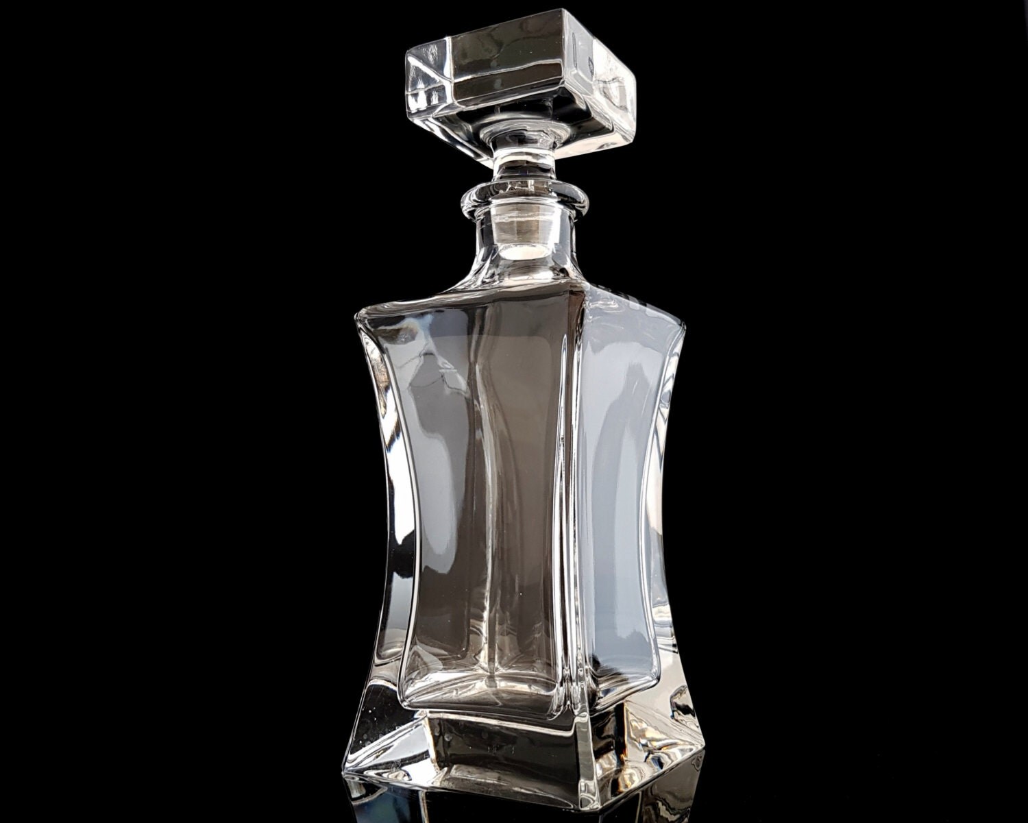 4.9 Lbs NACHTMANN Lead Crystal Whiskey Decanter Wine Liquor