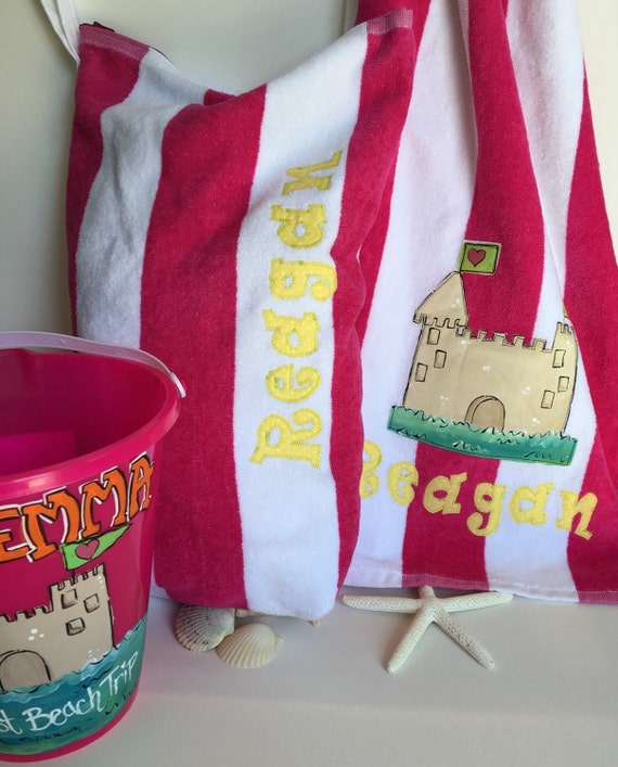Beach gift set matching beach towel and bag beach towel