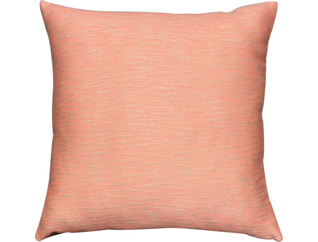 Pink and Cream Textured Woven Cushion / Pillow