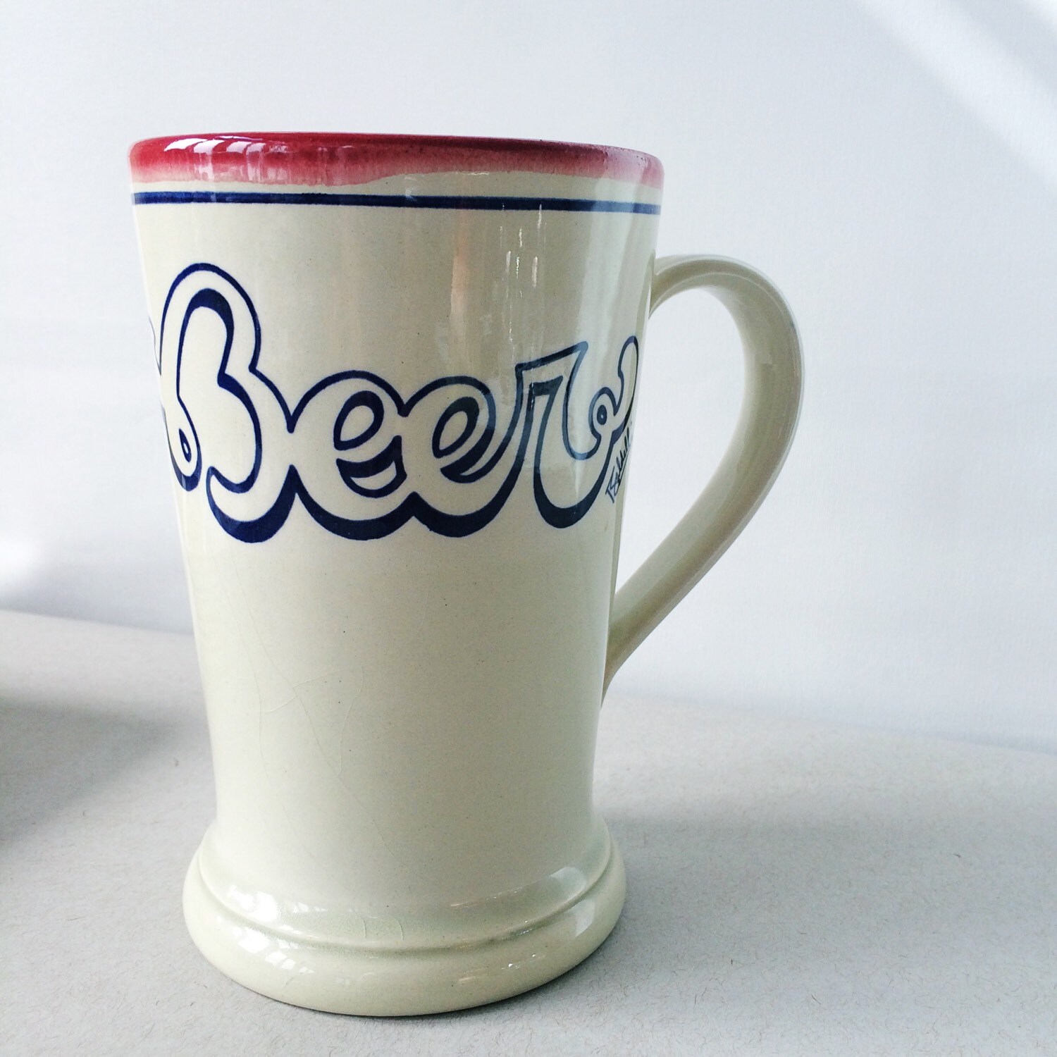 Vintage Baldelli Pottery Beer Mug baldelli italy mug