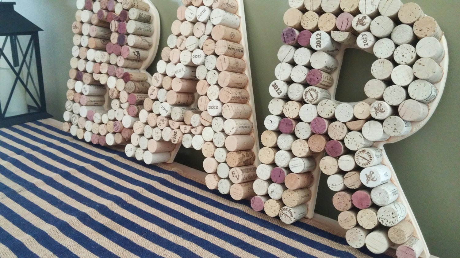 Original Light Up Wine Cork Bar Sign 12 Letters