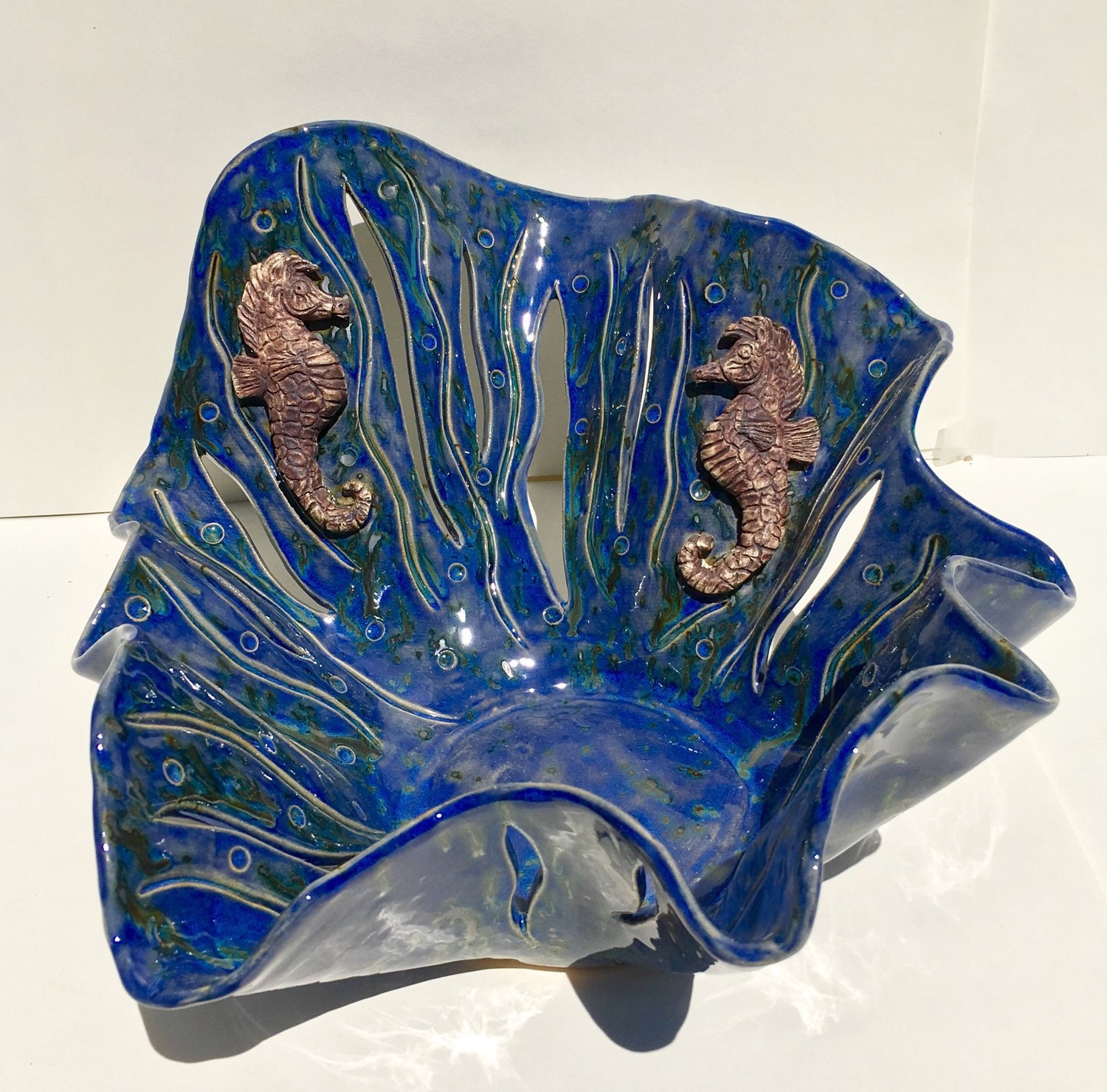 Seahorse Sculptural Bowl