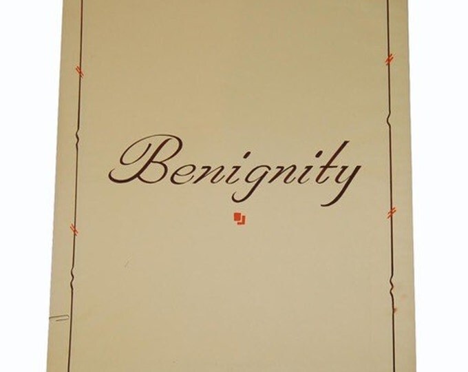 Storewide 25% Off SALE Vincenzo Zito Signed Pen & Ink Lithograph Titled 'Benignity' Featuring Caricature Style Dog Setting 'Will You... Or S