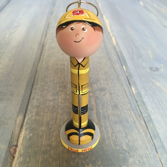 fireman peg doll