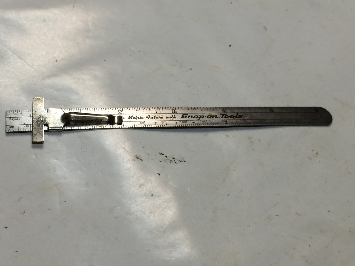 Vintage Snap on Dealer 6 Pocket Ruler Depth Gauge & by ANNZTIQUES