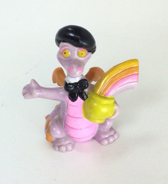 1982 Purple Figment Dragon Figure from Epcot Center at Walt Disney ...