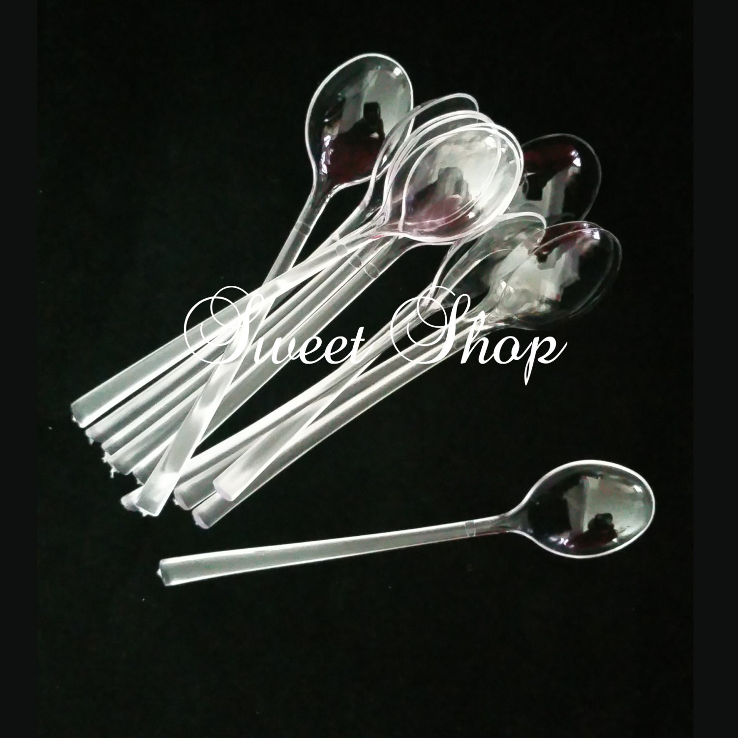 Mini Dessert Spoons (12 Pack) from SugaryEssentials on Etsy Studio