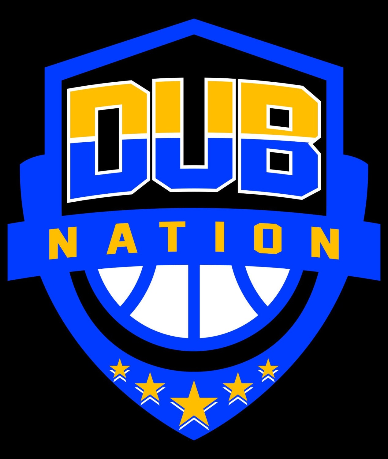 Dub Nation Golden State Warriors Dream Team by DBLRpxlSTNDRD