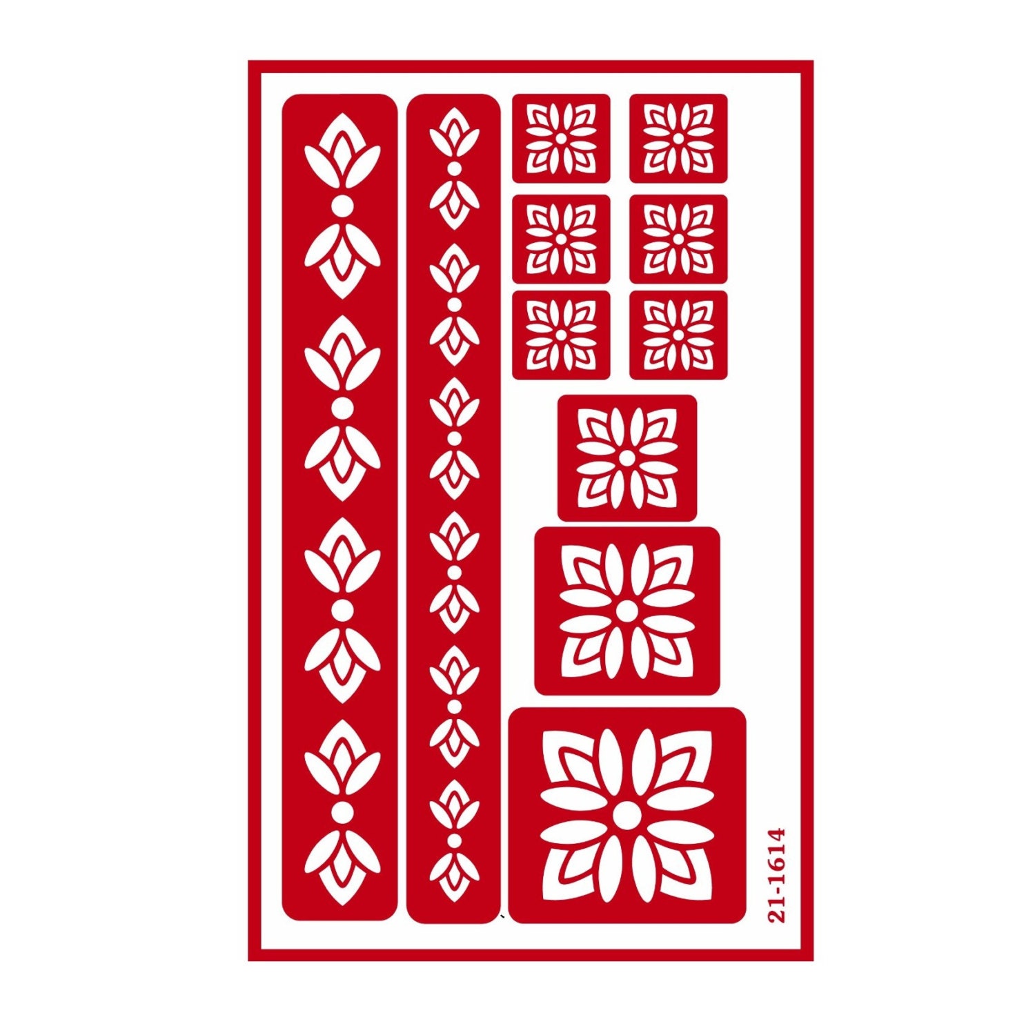 Accents Template Stencil Lettering Guide Glass Etching