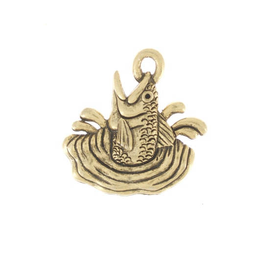 bass croc charm