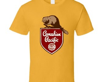 Canadian Pacific Railways Logo T Shirt
