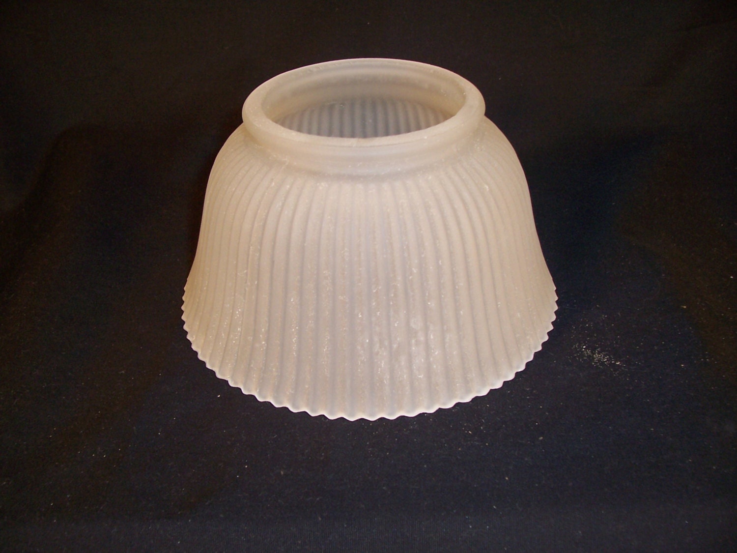 Vintage Heavy Frosted Light Globes with 4 inch fitter