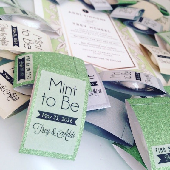 Mint green Wedding Favor Mint to be Lifesaver Mints 1