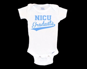 NICU Graduate Boy Onsie - Preemie Onesie, Premature Pregnancy Gift, Boy's Baseball Onepiece, Boy Bodysuit, Toddler Tee
