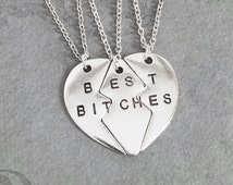 Popular items for best bitch necklace on Etsy