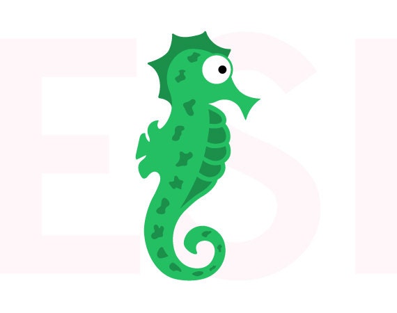 Download Seahorse svg Nautical svg SVG DXF EPS cutting files for