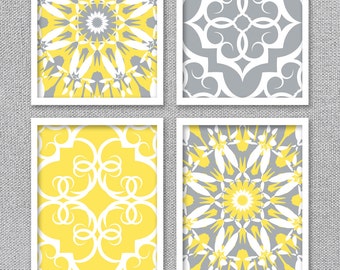 Yellow And Gray Wall Art gray wall art | etsy Yellow And Gray Wall Art gray wall art | etsy