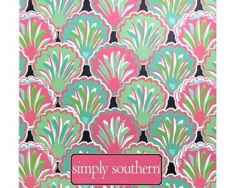SALE * Monogrammed Large Chacha Notebook by Simply Southern / Personalized Simply Southern Notebook Binder / Preppy Binder / Journal