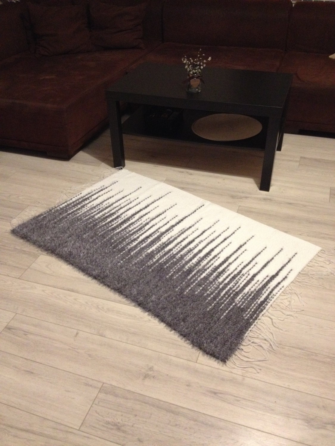 Loom woven Rug/Large Rag Rug/woven rag rugs/shaggy by