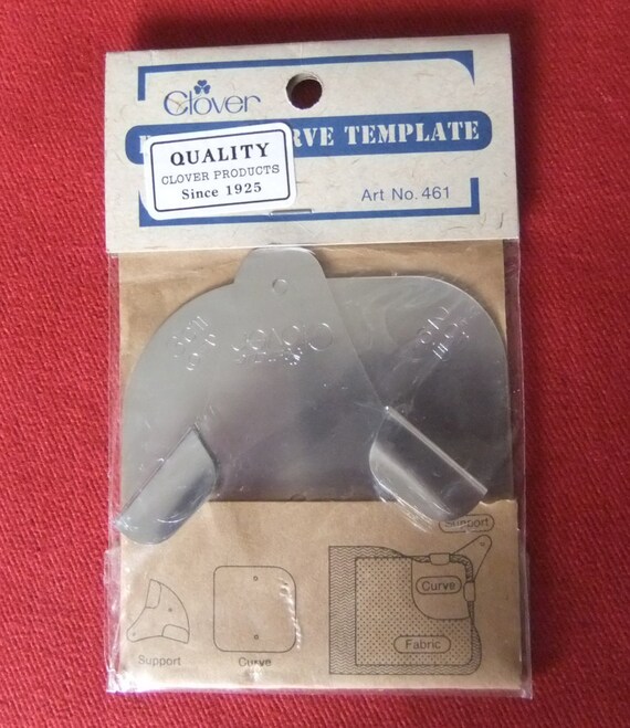 Clover Pocket Curve Template Made of Metal 4 Curves of