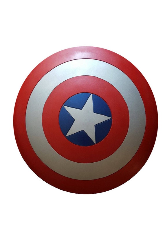 Captain America Shield Custom Leather by KickassKreationsLLC