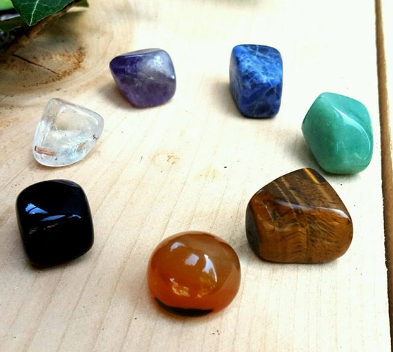 Image result for seven chakra crystal set