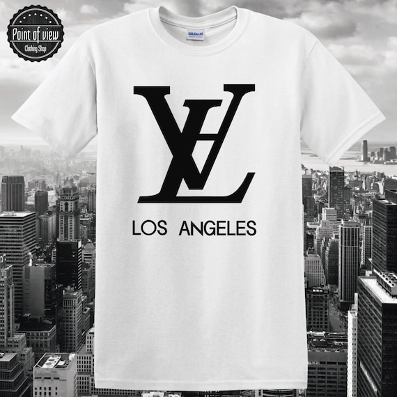 LA t-shirt louis vuitton los angeles unisex top by Pointofviewshop