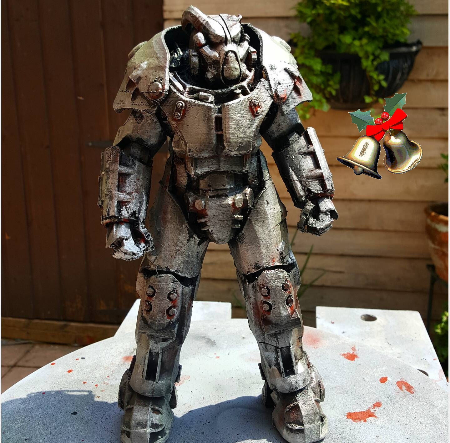 Fallout 4 X01 Power Armor Desktop Display Model by 3DPrintmanUK