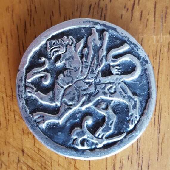 Pewter Griffin Coin / Medallion