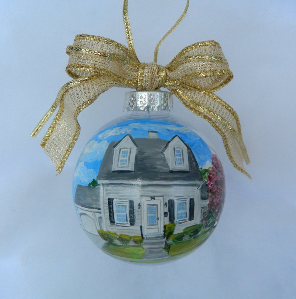 custom house ornament handpainted house christmas ornament custom house ornament handpainted house christmas ornament