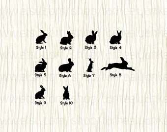 Bunny Car Decal, Rabbit Decal, Leaping Rabbit Decal, Bunny Rabbit Decal,Small Animal Decal,Sitting Rabbit Decal,Rabbit Car Decal,Bunny Decal