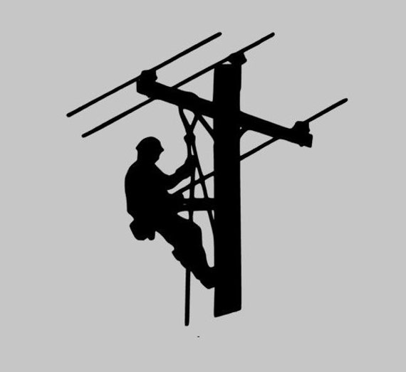 Items similar to Lineman Decal on Etsy