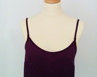 La Perla 'Malizia' Silk Slip Grape Colour - 1990s