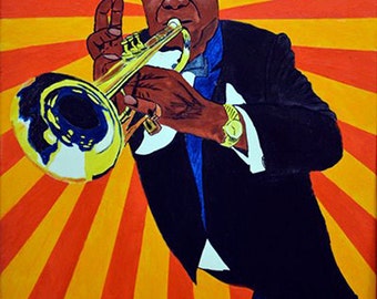 Jazz painting | Etsy