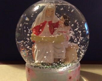 Religious snow globe | Etsy
