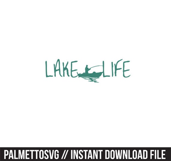 Download lake life stencil svg dxf file instant download by palmettosvg