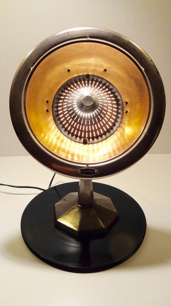 Lampe Chauffage Sauria Années 50 Look Vintage Atelier