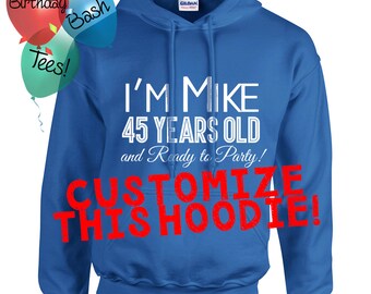 Personalized hoodie | Etsy