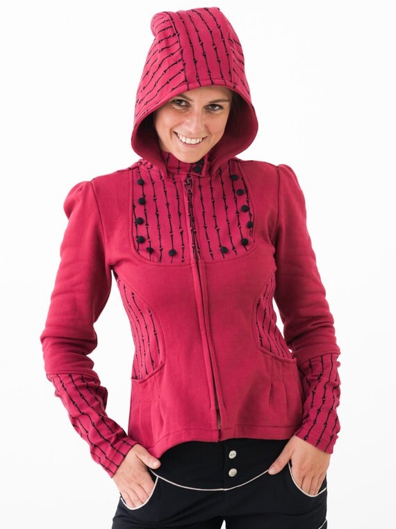hoodie with detachable hood