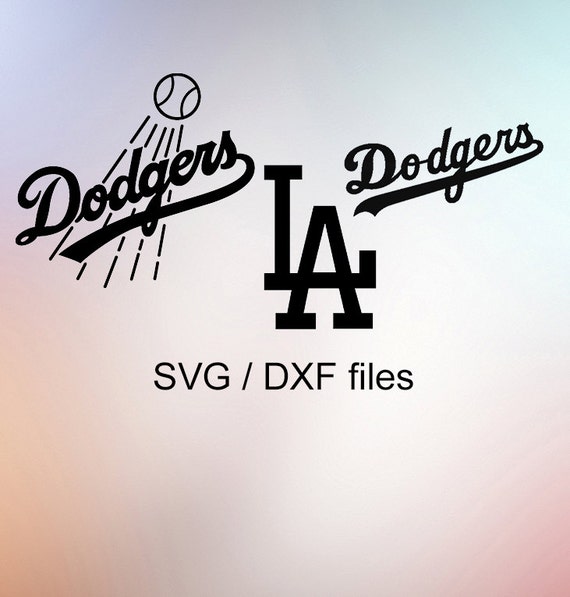 Download Los Angeles Dodgers SVG Cut File Silhouette Dxf by ...