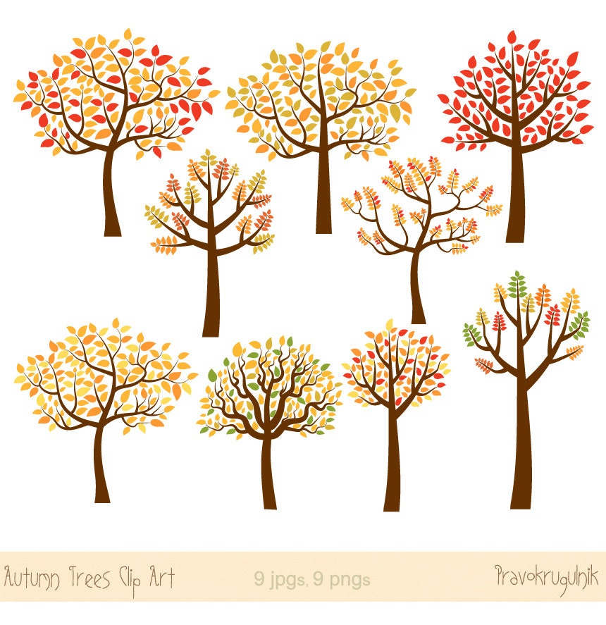 clipart autumn tree - photo #46