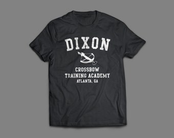 The Walking Dead "Dixon Crossbow Training Academy" Shirt S-4XL and Long Sleeve Available TWD